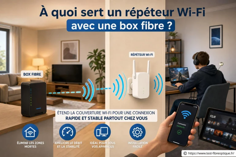 À quoi sert un répéteur Wi-Fi avec une box fibre ?