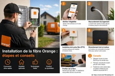 Installation de la fibre Orange : quelles sont les étapes clés et nos conseils