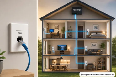 Prise murale RJ45 : comment distribuer la fibre dans toute la maison