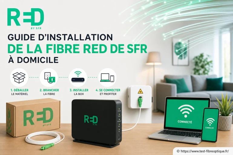 Guide d’installation de la fibre RED de SFR à domicile : comment faire étape par étape
