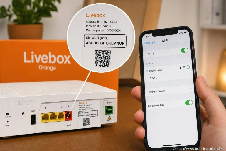 Où trouver le mot de passe fibre Orange pour votre connexion ?