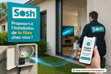 Sosh propose-t-il l'installation de la fibre chez vous ?