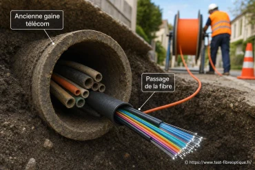 Passage de la fibre dans une ancienne gaine télécom : comment réussir votre installation ?