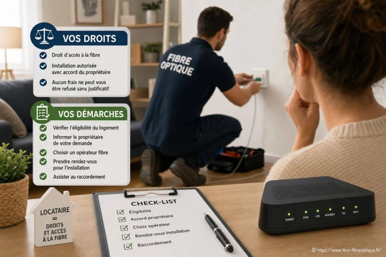 Installer la fibre en tant que locataire : quels sont vos droits et démarches ?