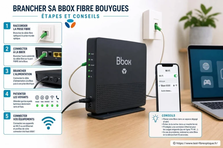 Brancher sa Bbox fibre Bouygues : guide complet des étapes et conseils