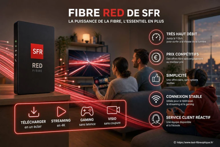 Fibre RED de SFR : quels sont les avantages pour les utilisateurs ?