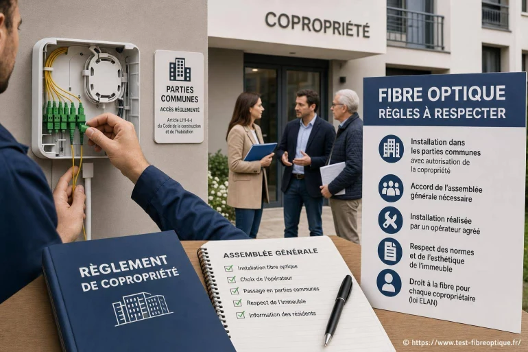 Copropriété et fibre optique : quelles règles faut-il respecter ?