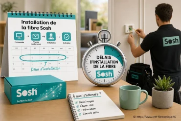 Délais d'installation de la fibre Sosh : à quoi s'attendre ?