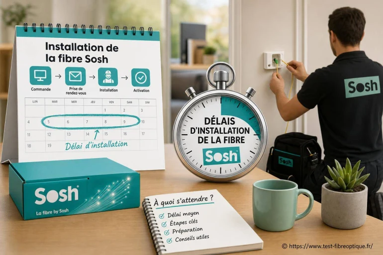 Délais d'installation de la fibre Sosh : à quoi s'attendre ?