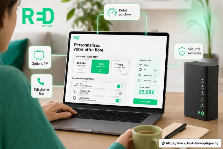 Red de sfr : comment personnaliser son offre fibre pour répondre à vos besoins