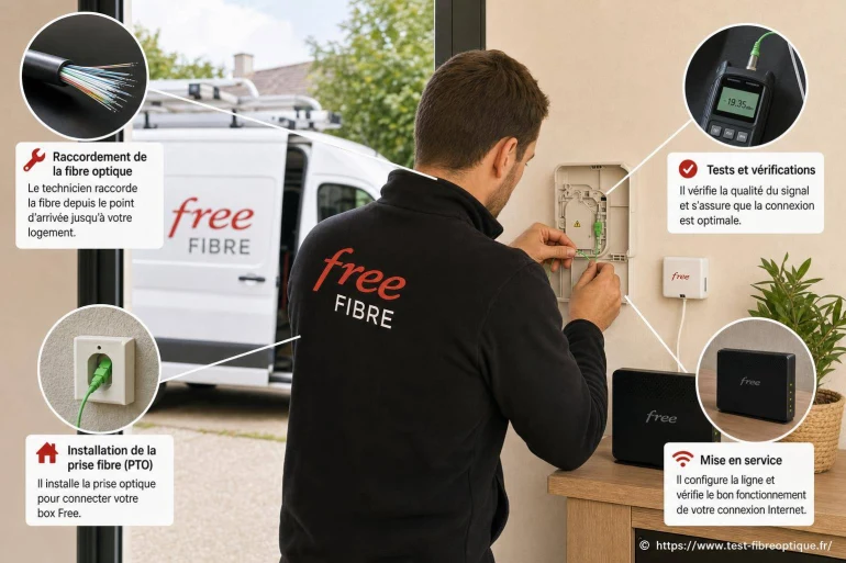 Pourquoi un technicien doit venir pour la fibre Free ?