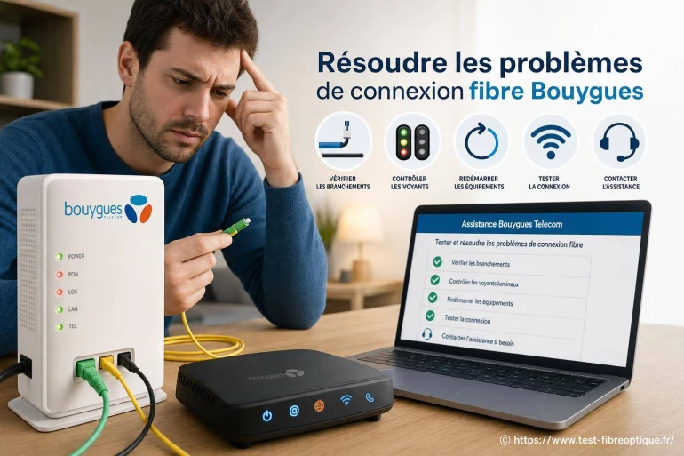 Résoudre les problèmes de connexion fibre Bouygues efficacement