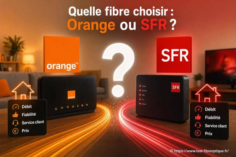 Quelle fibre choisir : Orange ou SFR ?