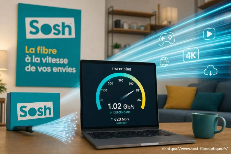 Quel débit attendre avec la fibre Sosh ?