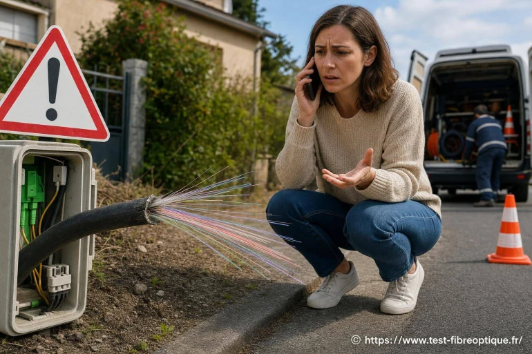 Déconnexion sauvage fibre : que faire si votre ligne est coupée ?