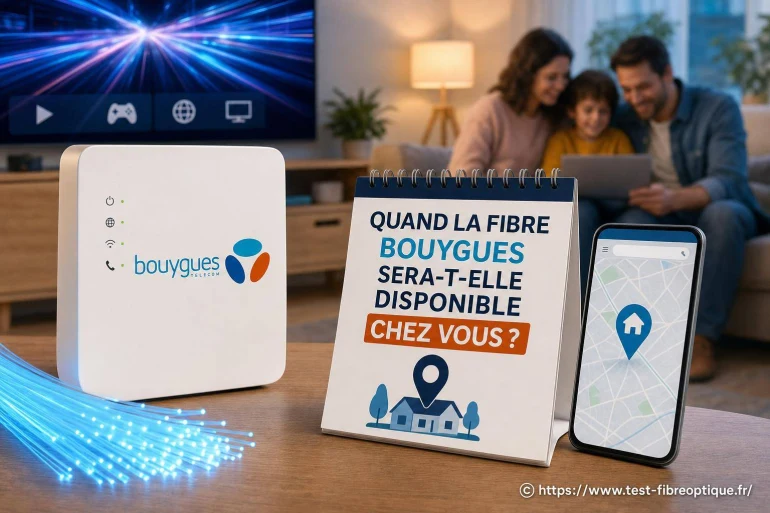 Quand la fibre Bouygues sera-t-elle disponible chez vous ?