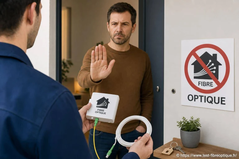 Propriétaire bailleur : peut-il refuser la fibre optique ?