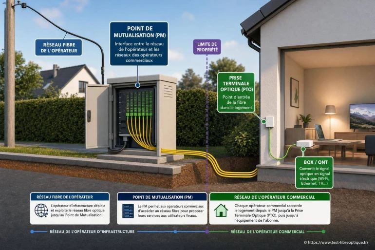 Comprendre le point de mutualisation fibre