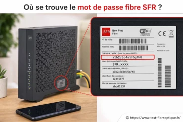 Où se trouve le mot de passe fibre SFR ?