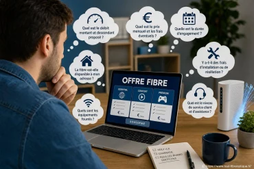 Questions à poser avant de souscrire une offre fibre ?