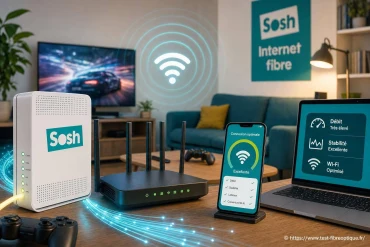 Optimiser sa connexion fibre Sosh à la maison