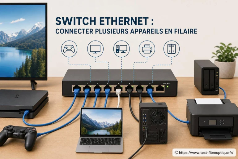 Switch Ethernet : connecter plusieurs appareils en filaire