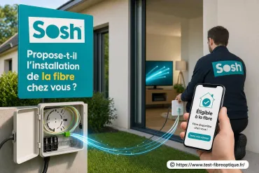 Sosh propose-t-il l'installation de la fibre chez vous ?
