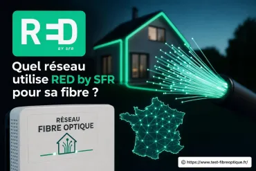 Quel réseau utilise RED by SFR pour sa fibre ?