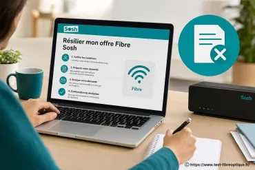 Comment résilier son offre fibre Sosh facilement et sans frais ?