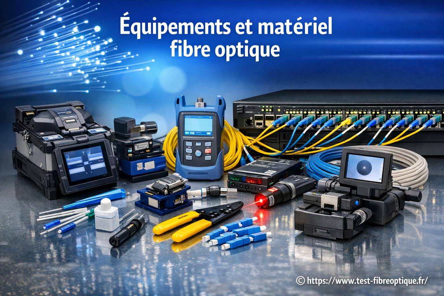 Équipements et matériel fibre optique