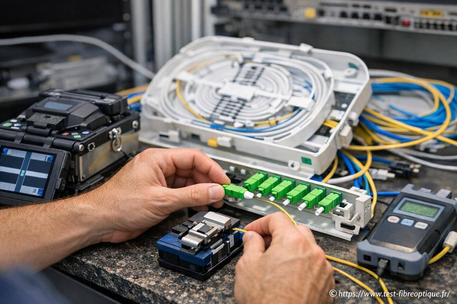 Installation et raccordement fibre optique