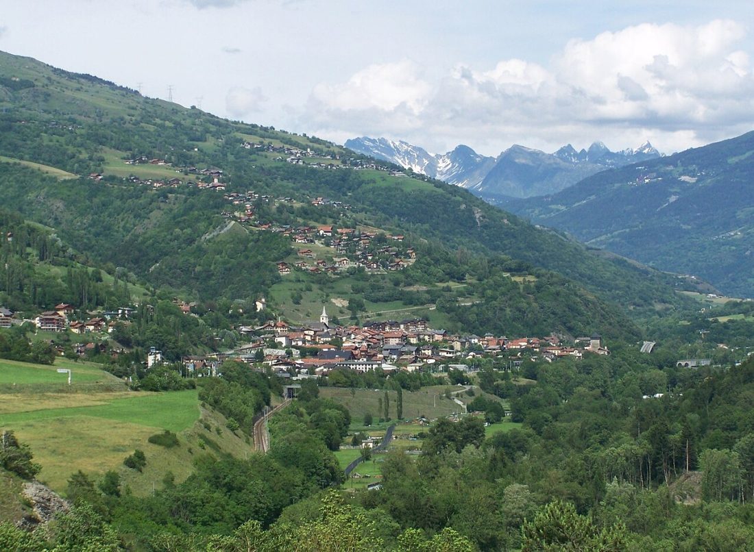 Vue de Aime-la-Plagne
