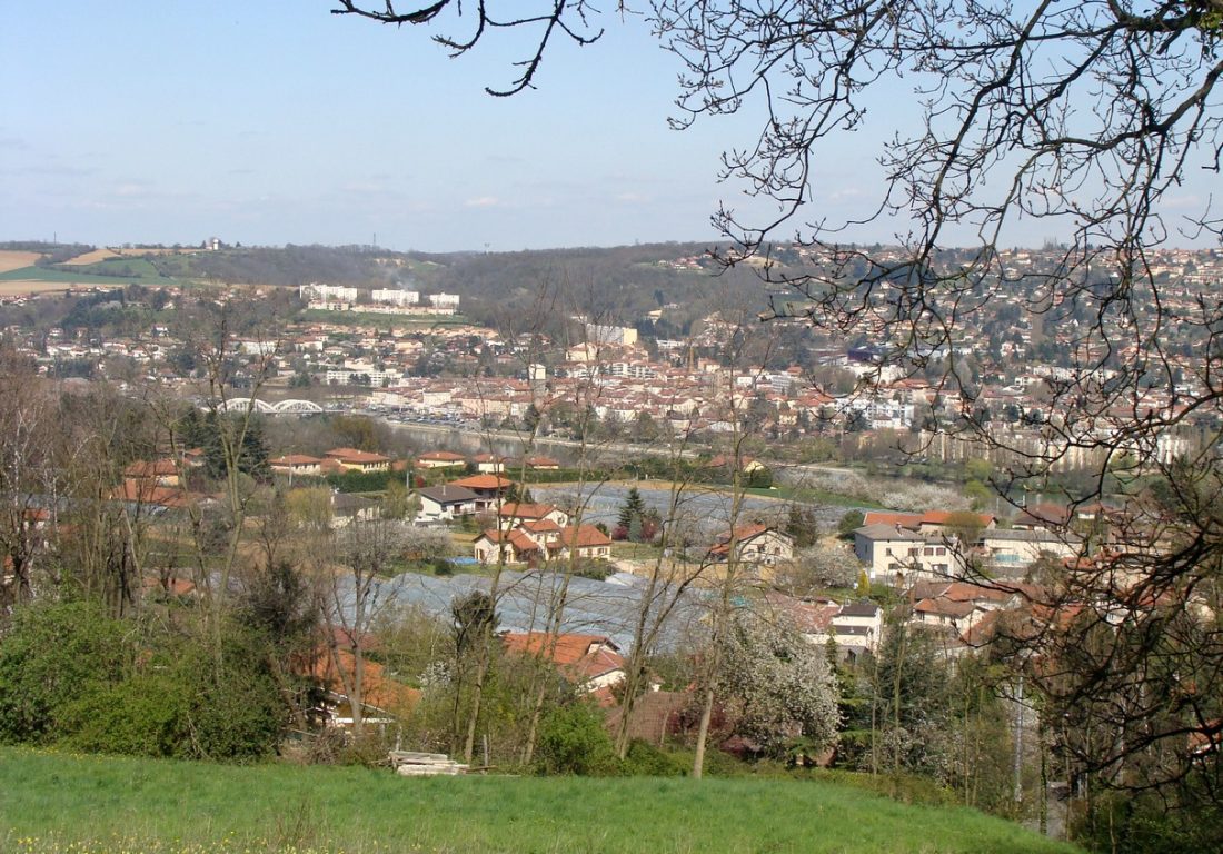 Vue de Albigny-sur-Saône