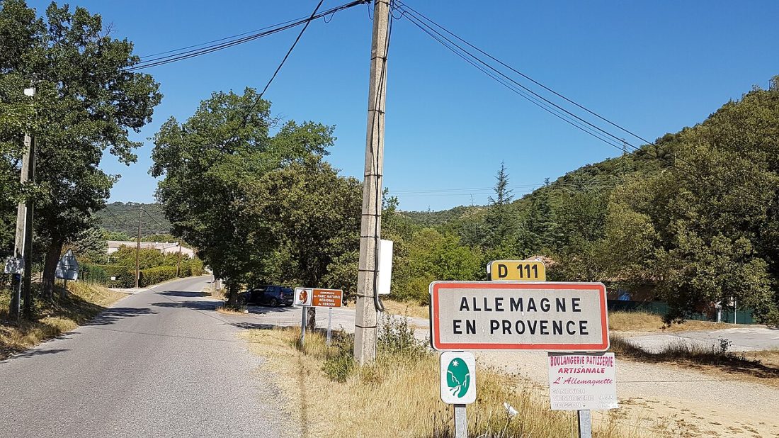 Vue de Allemagne-en-Provence