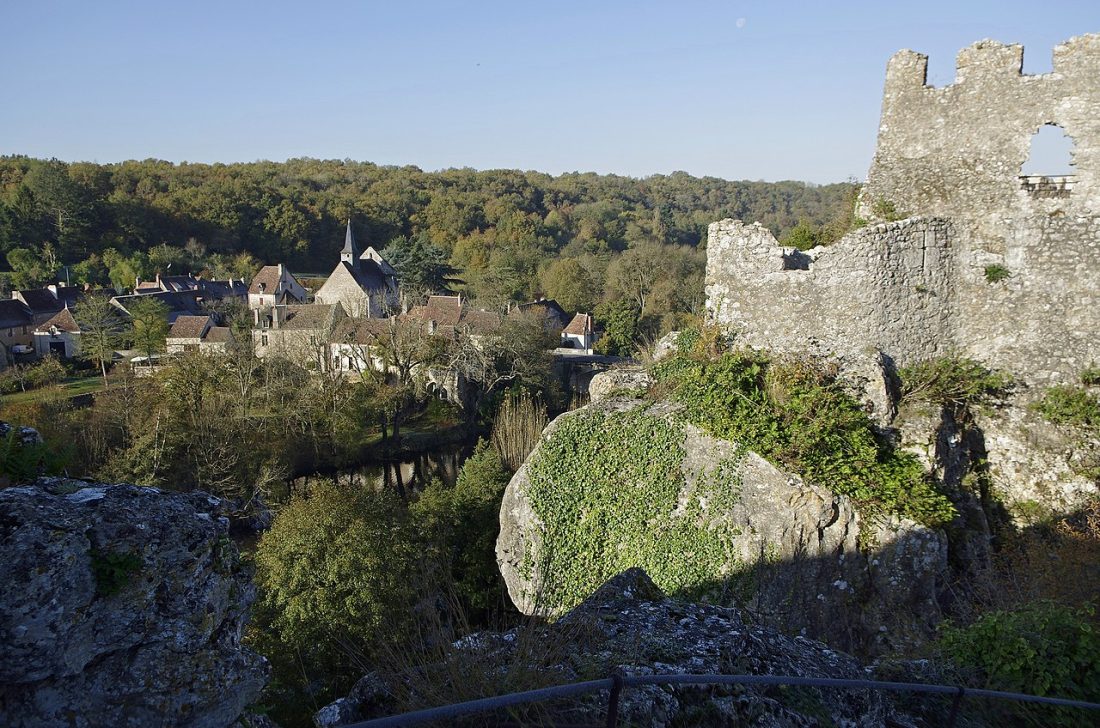Vue de Angles-sur-l'Anglin