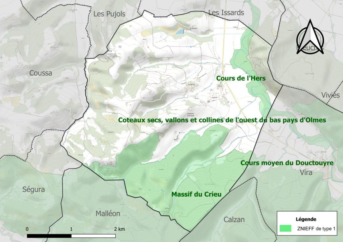 Vue de Arvigna