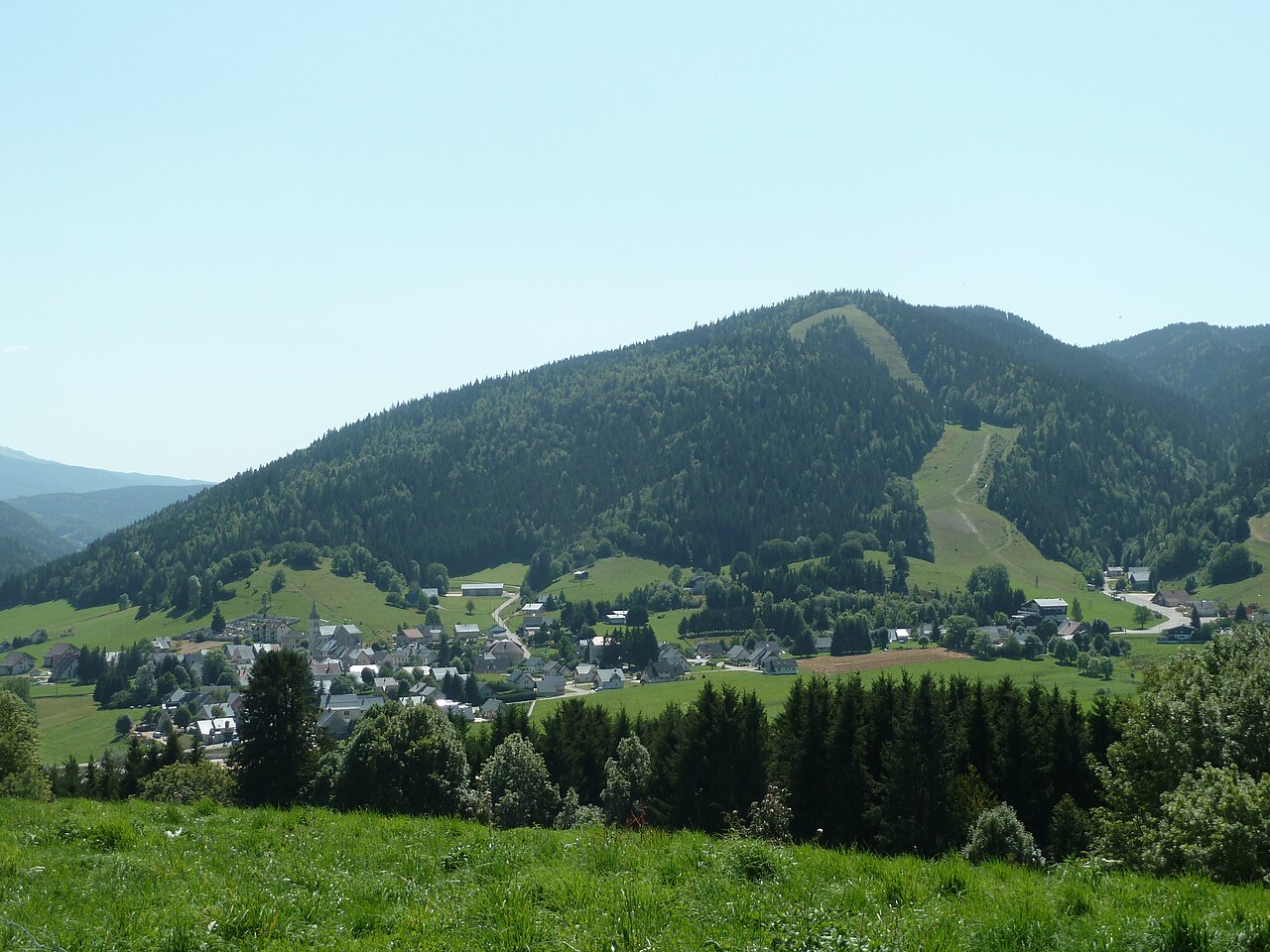 Vue de Autrans-Méaudre en Vercors