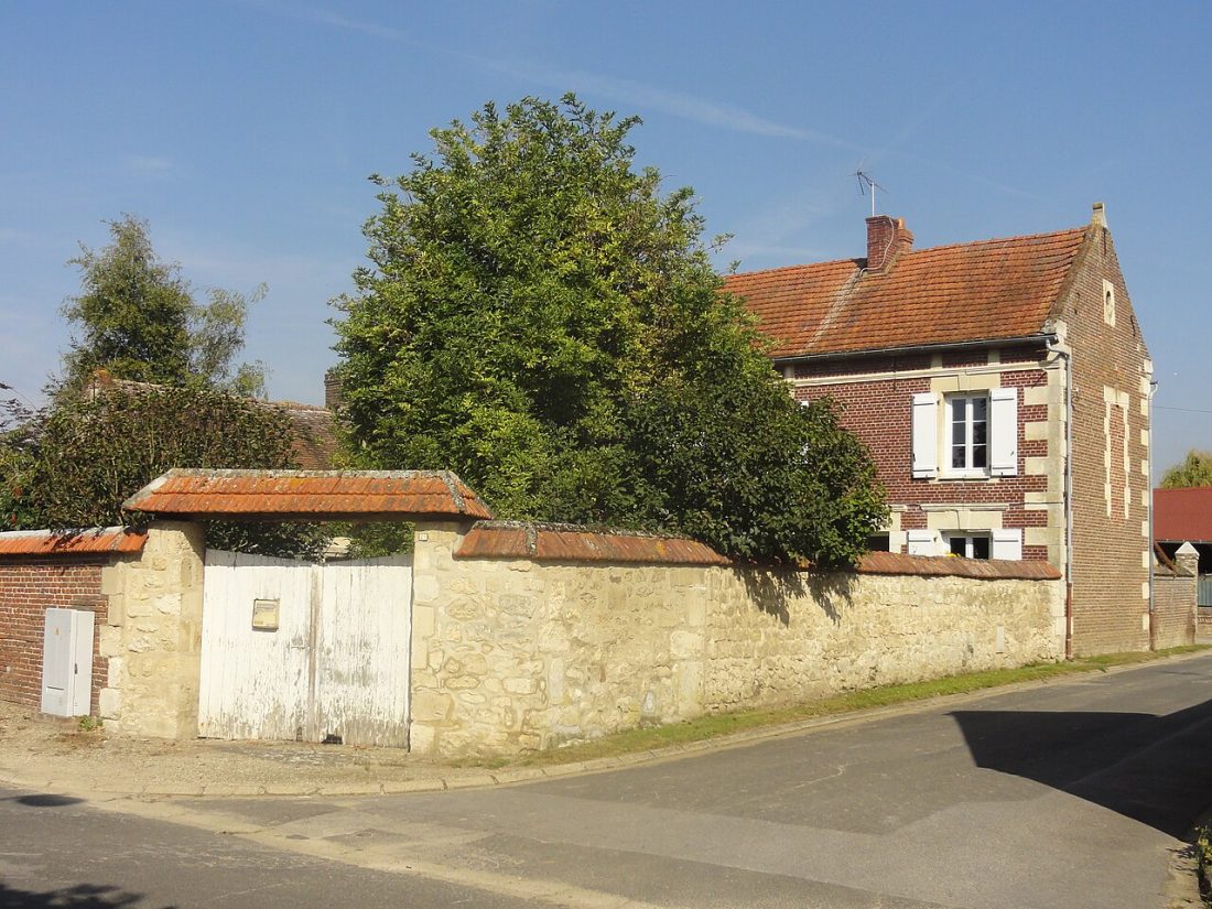 Vue de Bazicourt