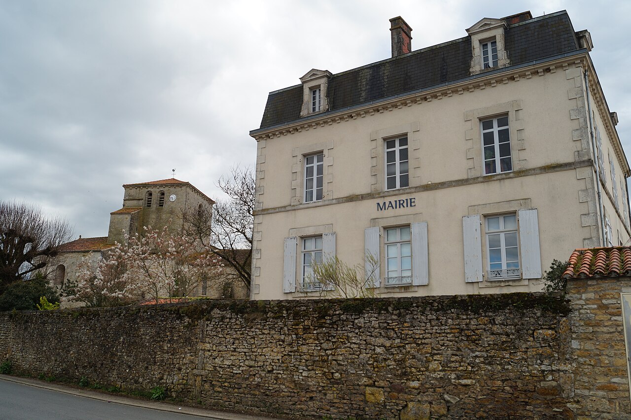 Vue de Bazoges-en-Pareds