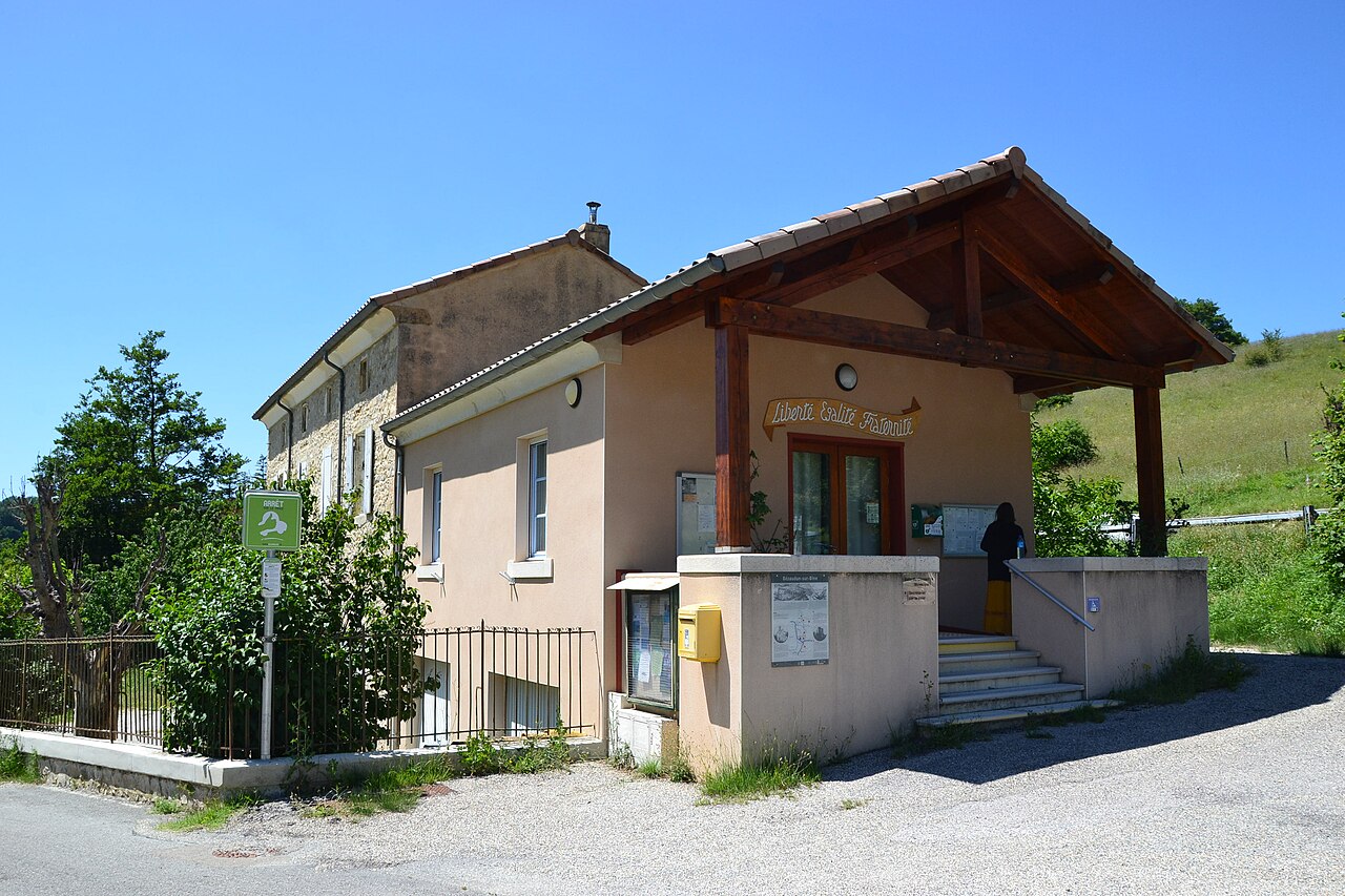 Vue de Bézaudun-sur-Bîne