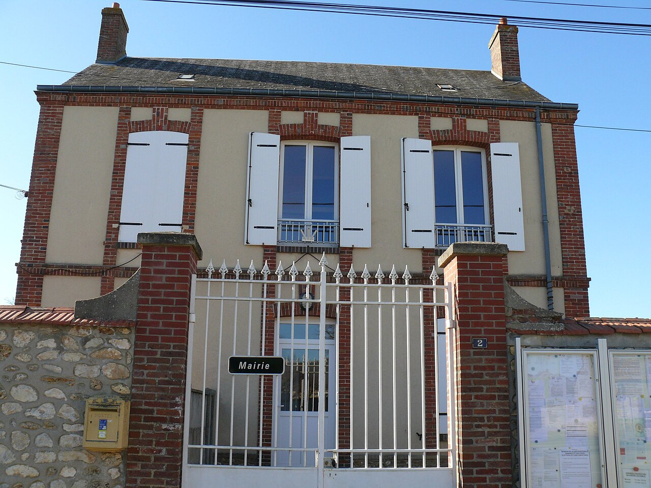 Vue de Boisville-la-Saint-Père