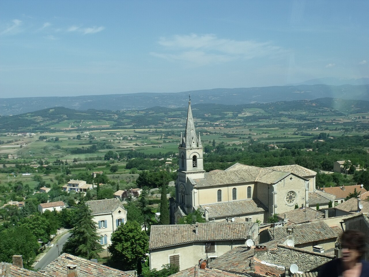 Vue de Bonnieux