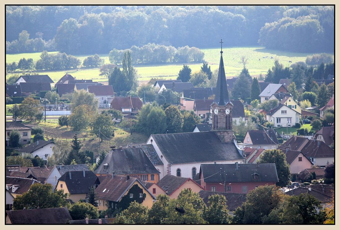 Vue de Bourbach-le-Bas