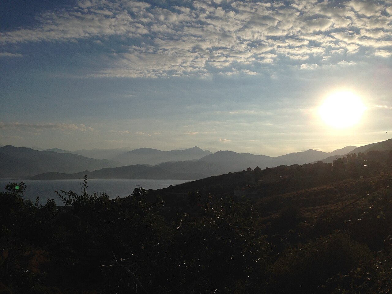 Vue de Calcatoggio