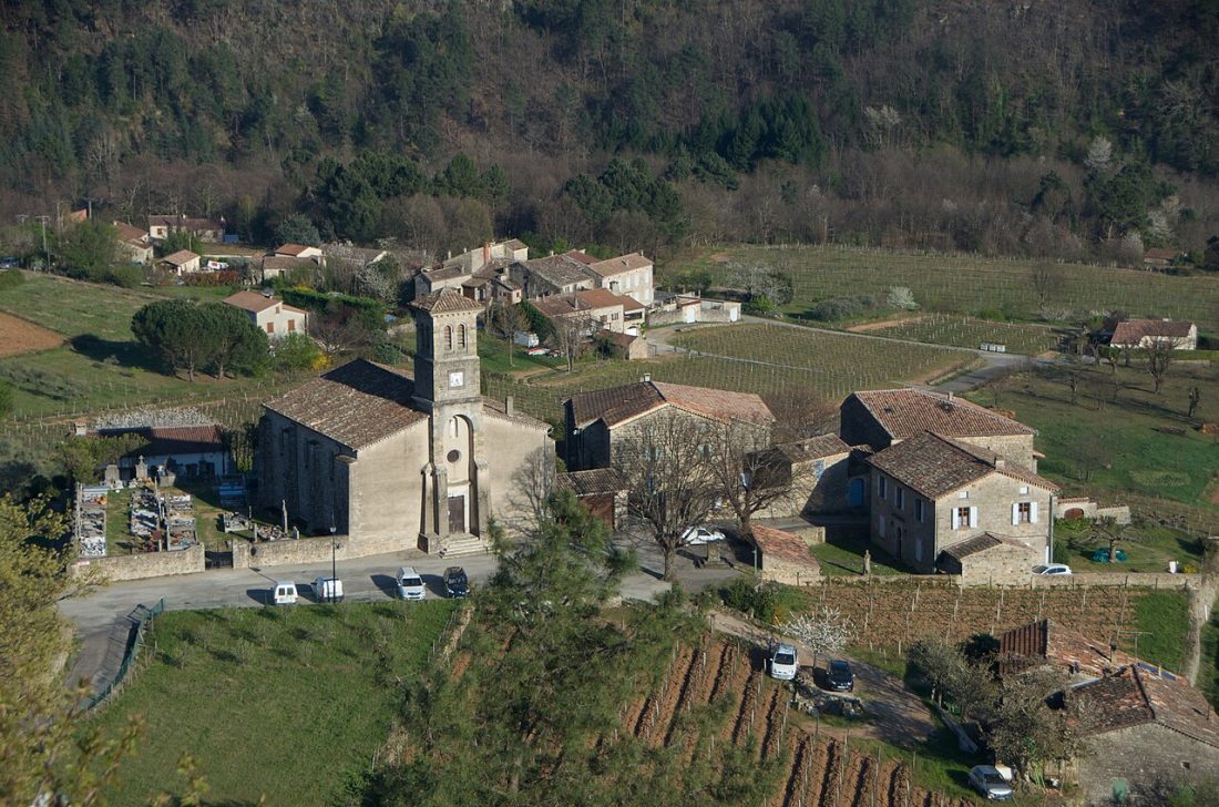 Vue de Canaules-et-Argentières