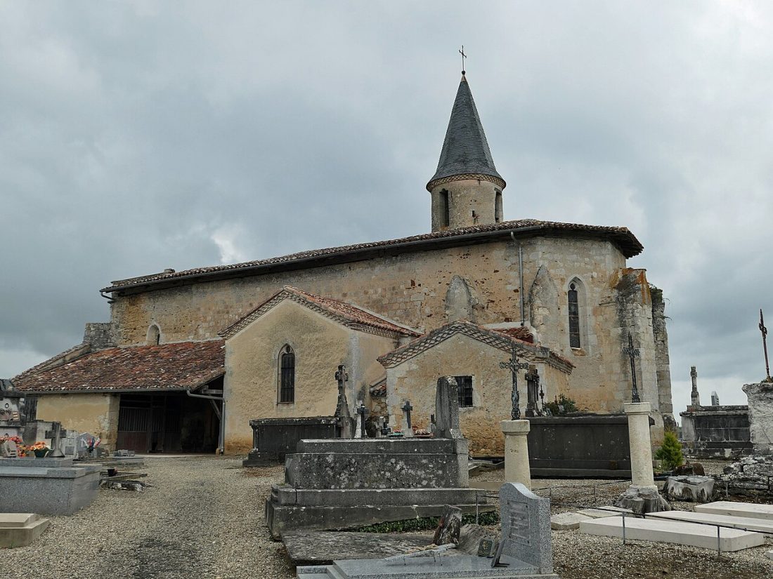 Vue de Castelnau d'Auzan Labarrère