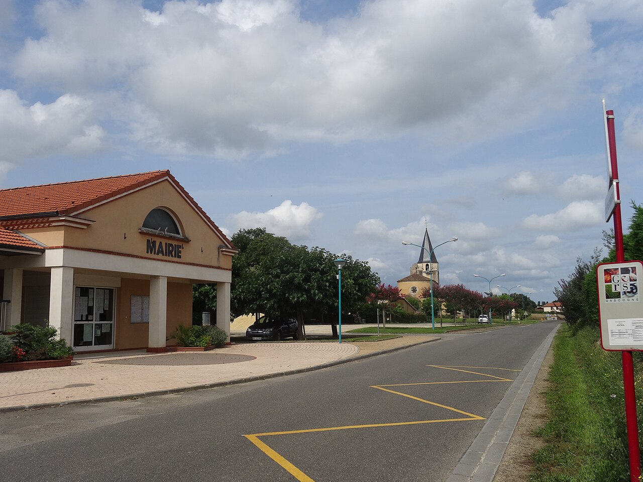 Vue de Caupenne-d'Armagnac