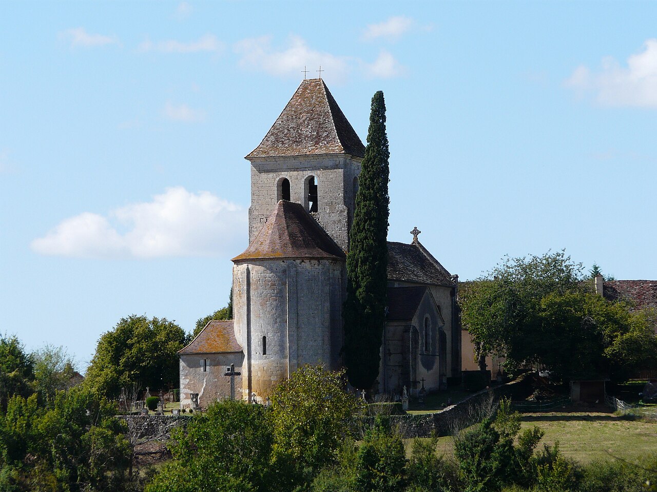 Vue de Cause-de-Clérans