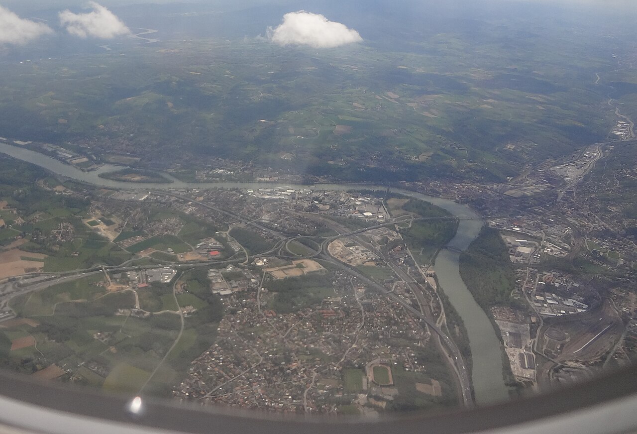 Vue de Chasse-sur-Rhône