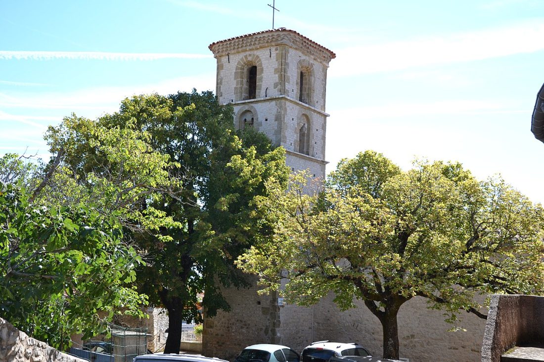 Vue de Châteauneuf-Val-Saint-Donat
